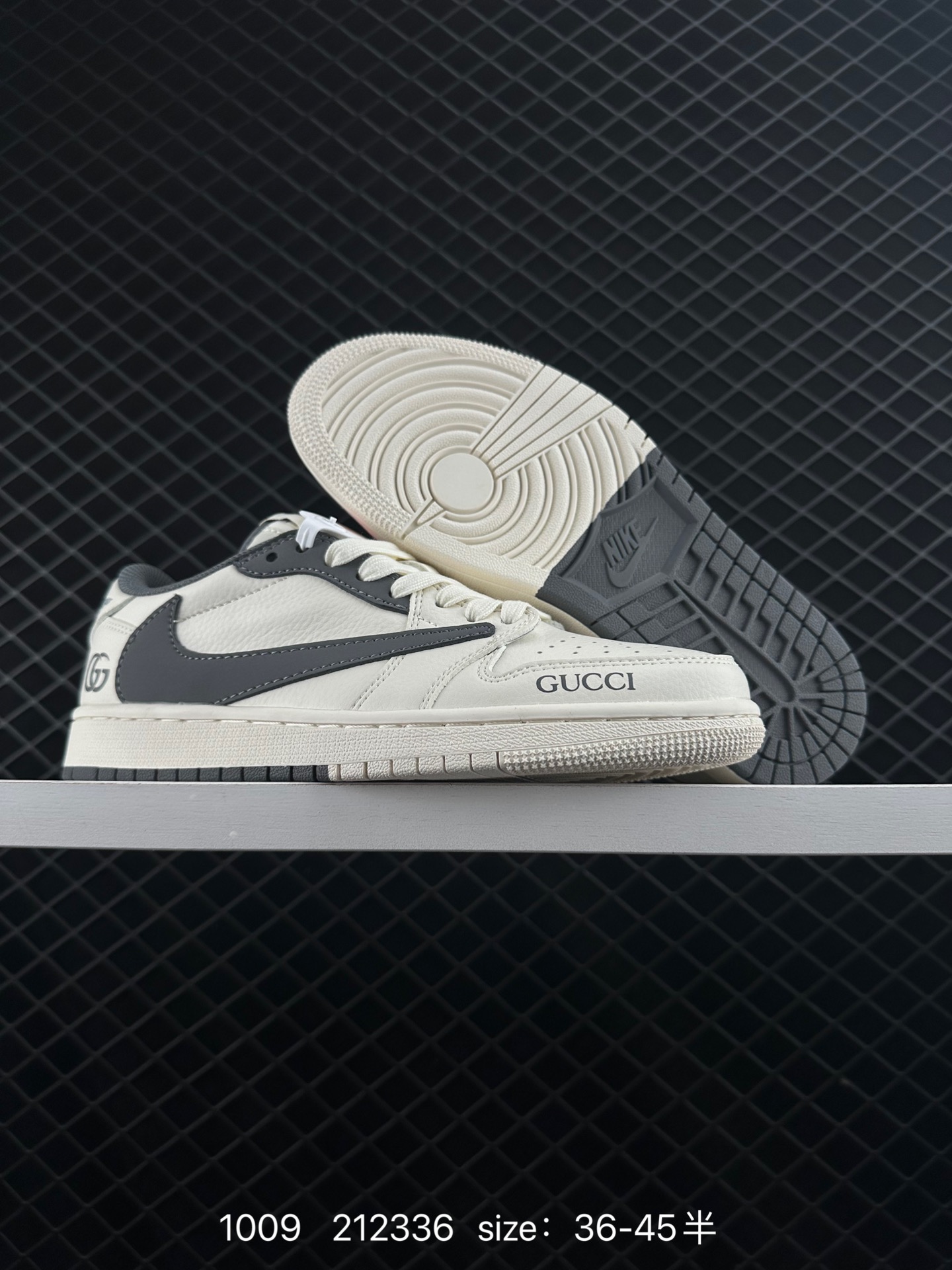 fragment design x Travis Scott x Nike Air Jordan 1 Low OG SP”Black/Green Toe“